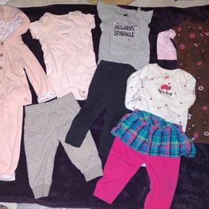 Infant 6 month Girls Clothing Lot